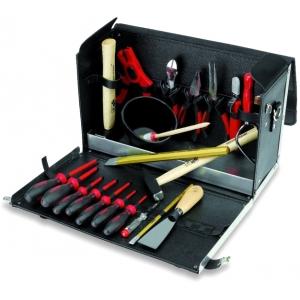 Набор профессионального инструмента в кожаной сумке для подмастерьев-электриков из 24 предметов, CIMCO, 170300