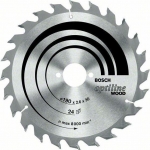 Диск пильный по древесине 160х20 мм, BOSCH, 2608640597