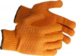 Перчатки трикотажные, с противоскользящим двусторонним перекрестным покрытием, L-XL, ЗУБР, 11278-XL