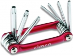 Набор TORX ключей T9 - Т10 - Т15 - Т20 - Т25 - Т27 - Т30 - Т40, CIMCO, 110598